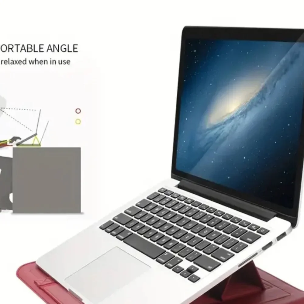 Laptop Sleeve Bag and PU Leather With Holder